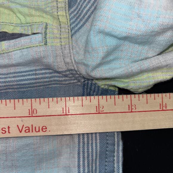 Lot Of 2 Cat And Jack Boys Long Sleeve Cotton Plaid Shirts 3-T - Picture 7 of 14